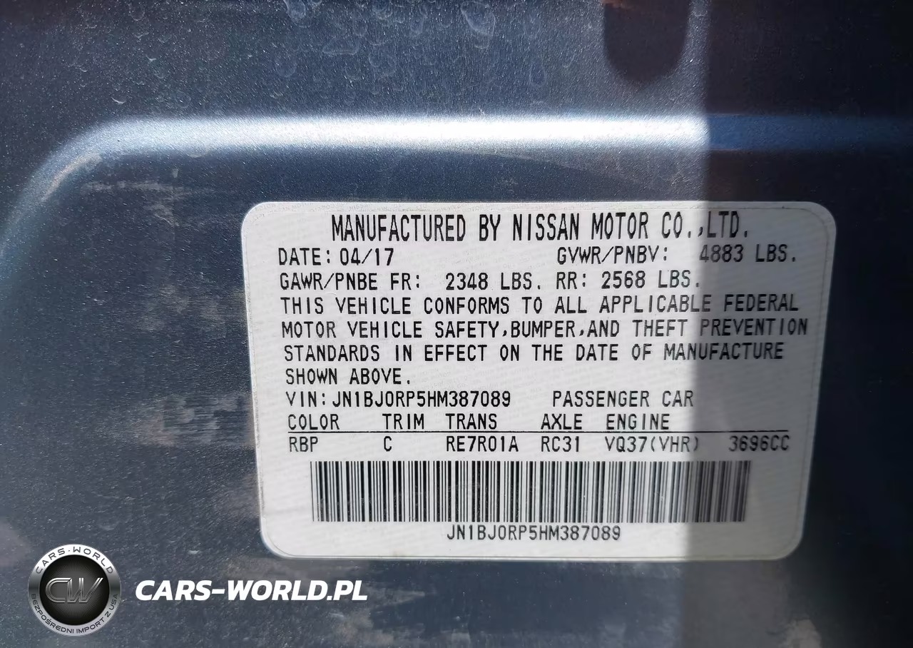 2017 Infiniti Qx50 VIN:JN1BJ0RP5HM387089 - 9