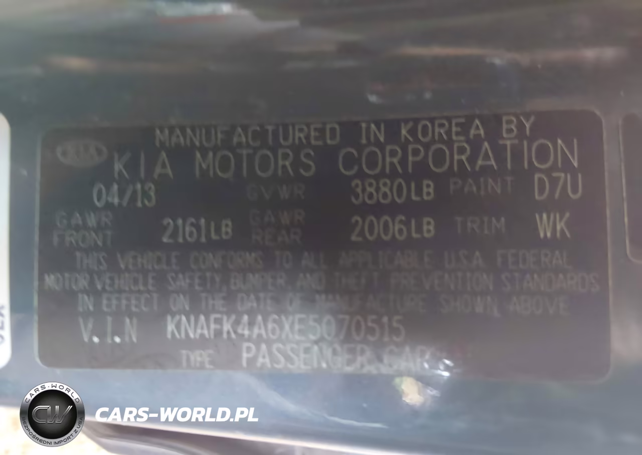2014 Kia Forte Lx VIN:KNAFK4A6XE5070515 - 9