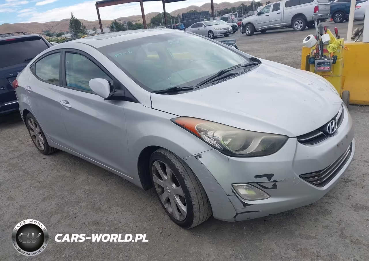 2012 Hyundai Elantra Limited (Ulsan Plant) VIN:KMHDH4AE2CU280363 - 1