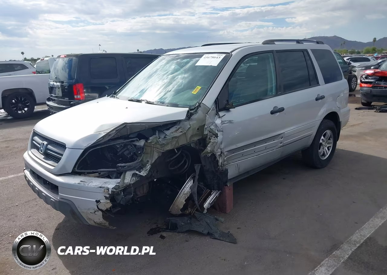 2005 Honda Pilot Ex VIN:5FNYF18425B066766 - 2