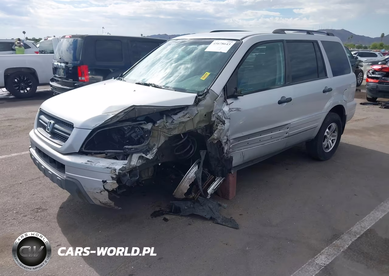 2005 Honda Pilot Ex VIN:5FNYF18425B066766 - 6