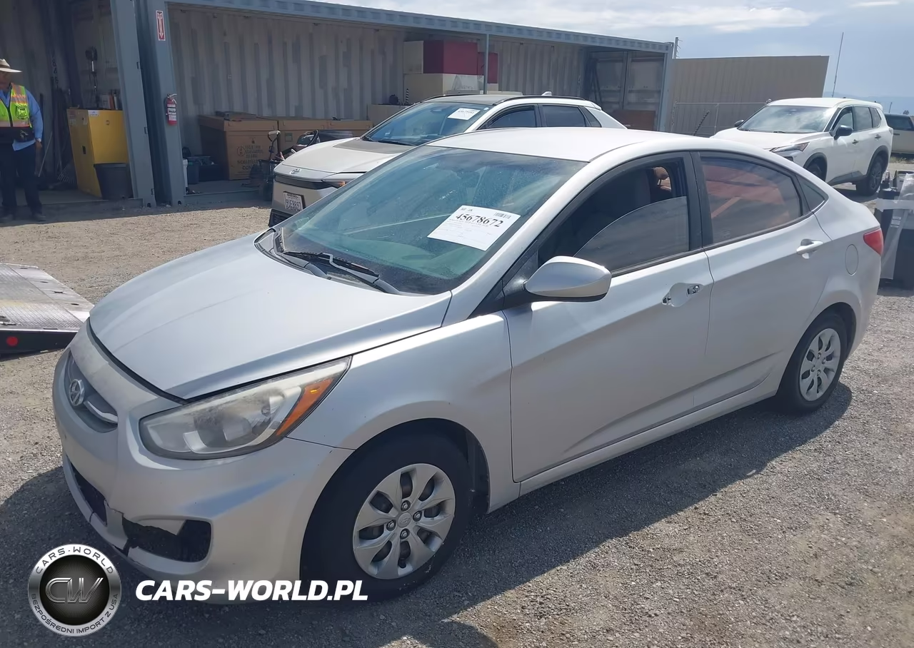 2017 Hyundai Accent Se VIN:KMHCT4AE4HU244448 - 2