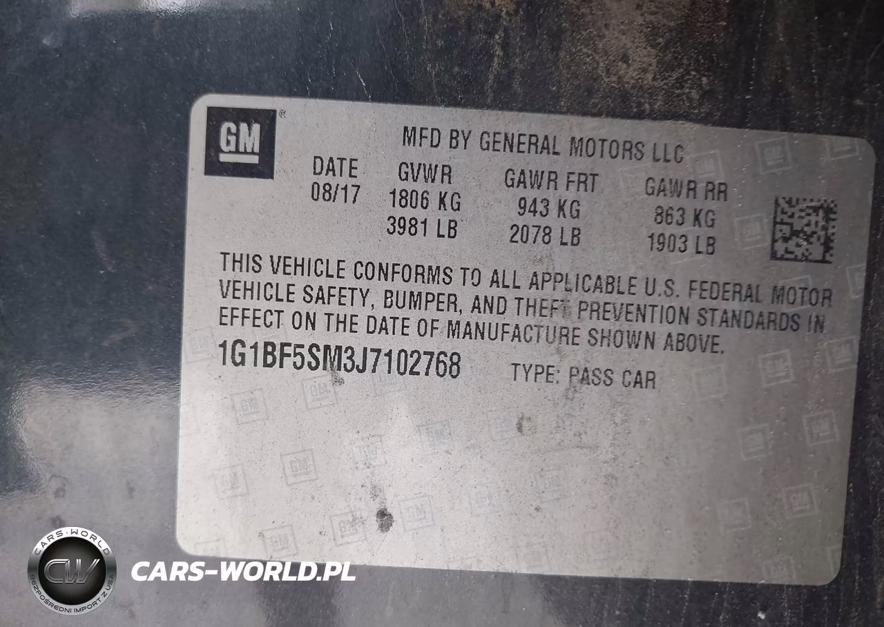 2018 Chevrolet Cruze Premier Auto VIN:1G1BF5SM3J7102768 - 9