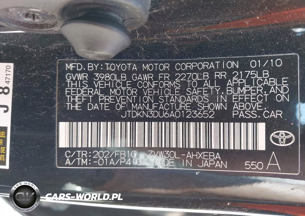 2010 Toyota Prius Iii VIN:JTDKN3DU6A0123652 - 9