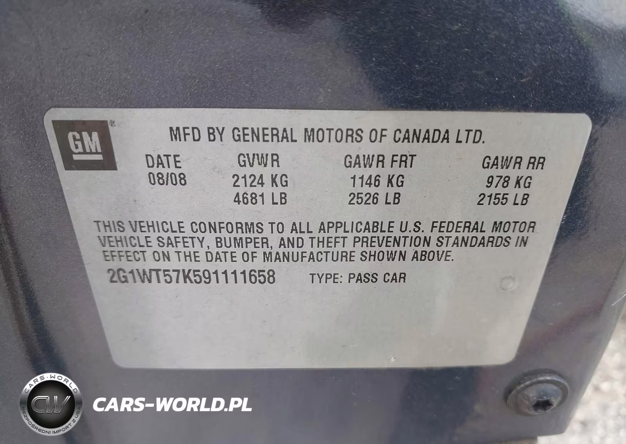 2009 Chevrolet Impala Lt VIN:2G1WT57K591111658 - 9