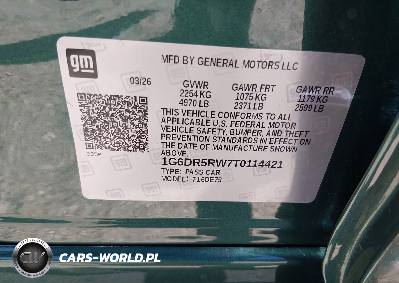 2026 Cadillac Ct5-V V-Series Rwd VIN:1G6DR5RW7T0114421 - 9