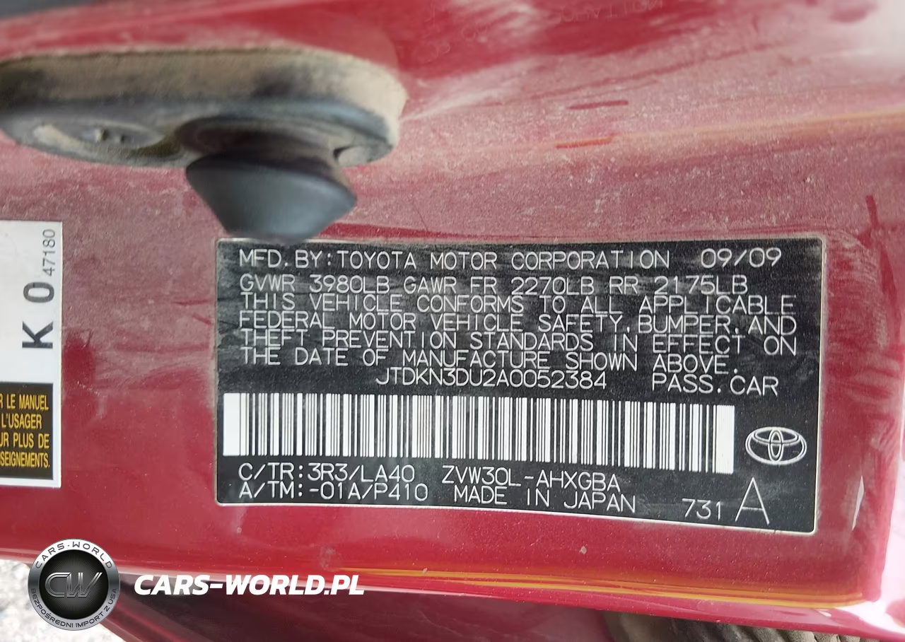 2010 Toyota Prius V VIN:JTDKN3DU2A0052384 - 9
