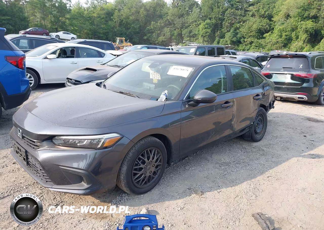 2022 Honda Civic Lx VIN:2HGFE2F2XNH523482 - 2