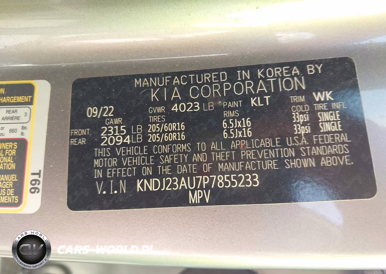 2023 Kia Soul Lx VIN:KNDJ23AU7P7855233 - 9