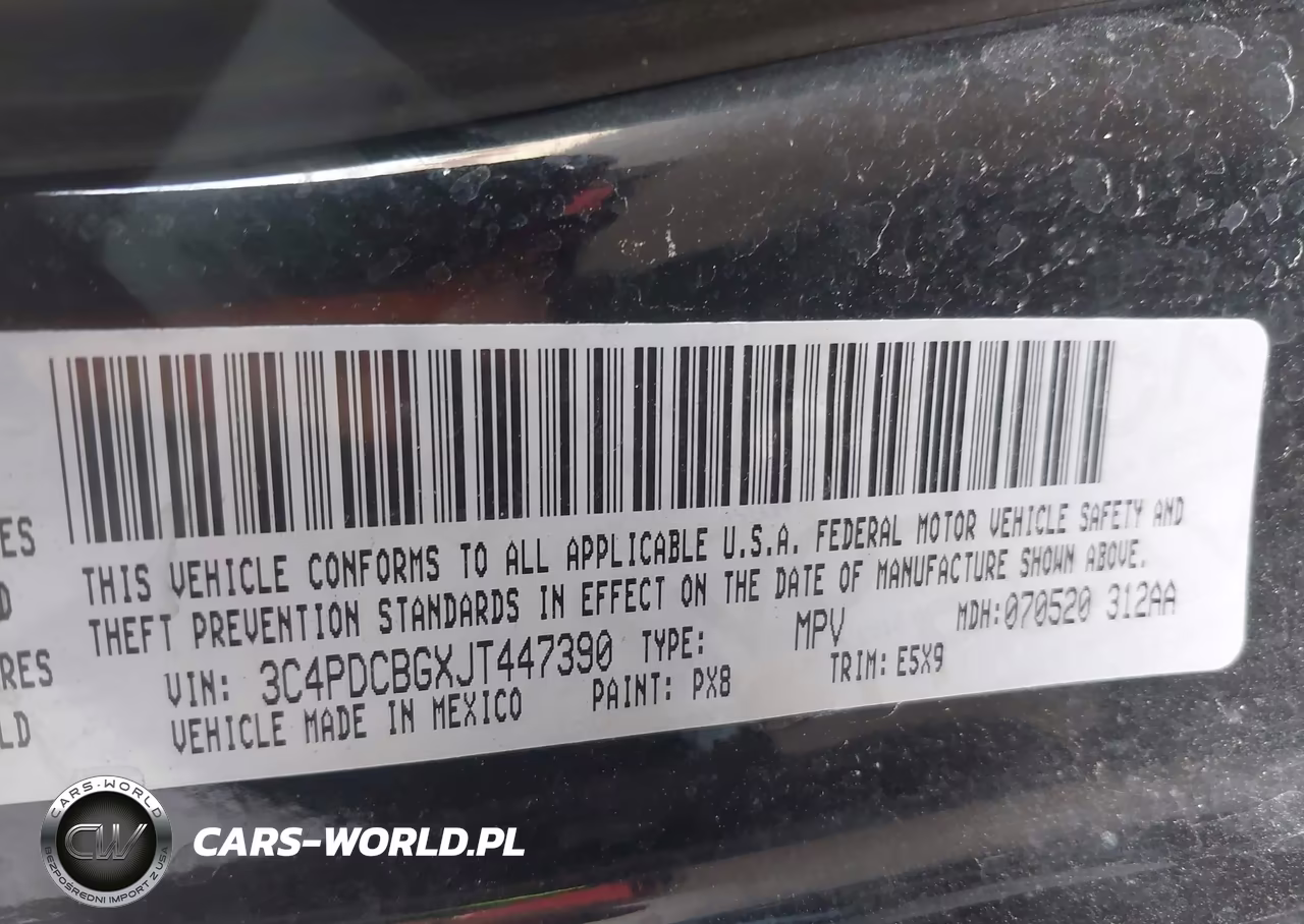 2018 Dodge Journey Sxt VIN:3C4PDCBGXJT447390 - 8