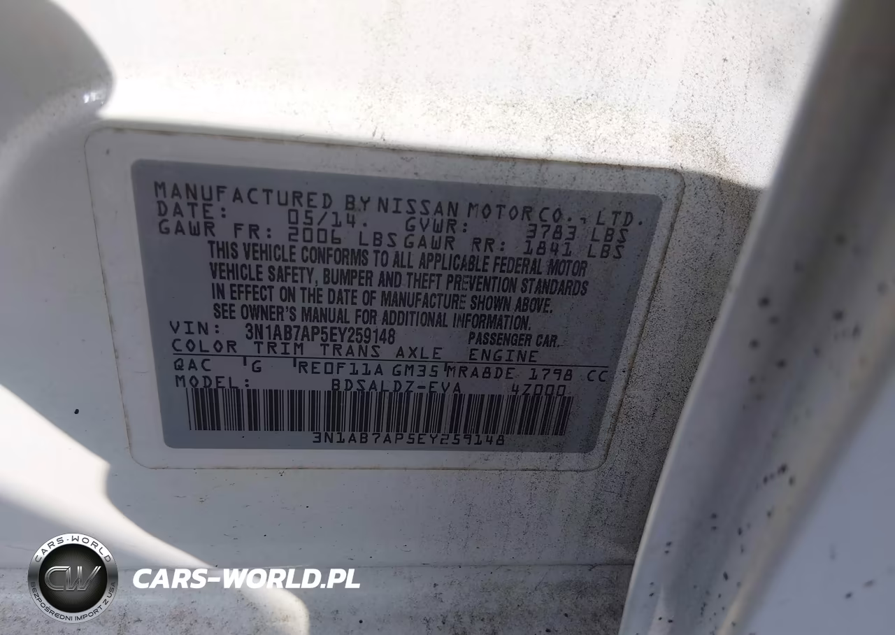2014 Nissan Sentra Fe+ S-Fe+ Sv-S-Sl-Sr-Sv VIN:3N1AB7AP5EY259148 - 9