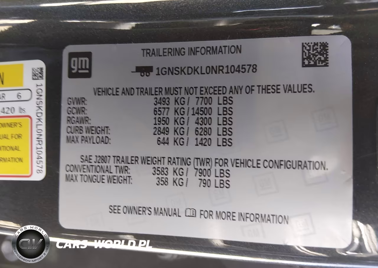 2022 Chevrolet Suburban 4Wd Z71 VIN:1GNSKDKL0NR104578 - 9