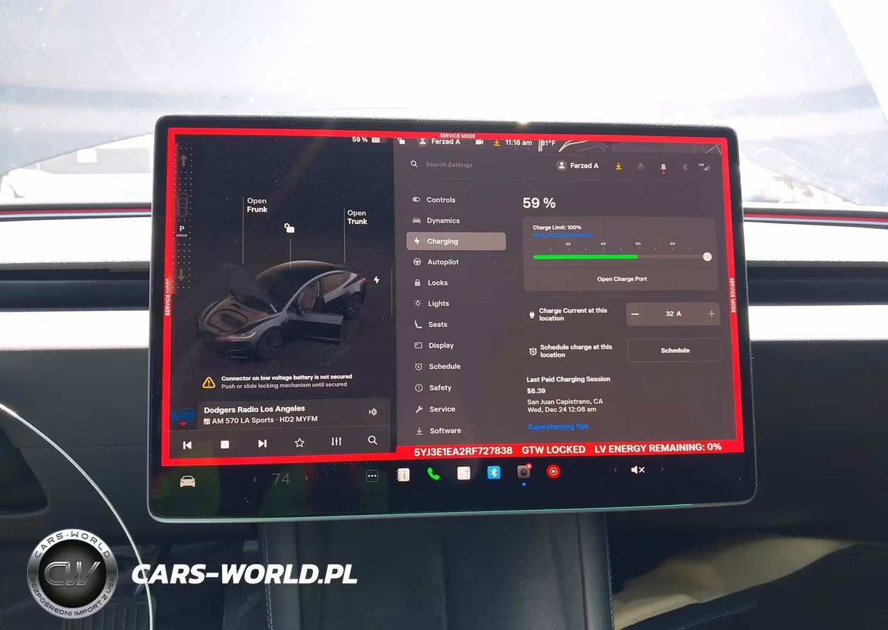 2024 Tesla Model 3 Long Range Dual Motor All-Wheel Drive-Rear-Wheel Drive VIN:5YJ3E1EA2RF727838 - 7