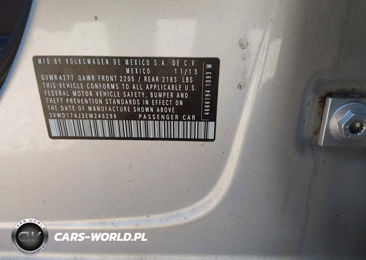 2014 VOLKSWAGEN JETTA 1.8T SE VIN:3VWD17AJ3EM246296 - 9