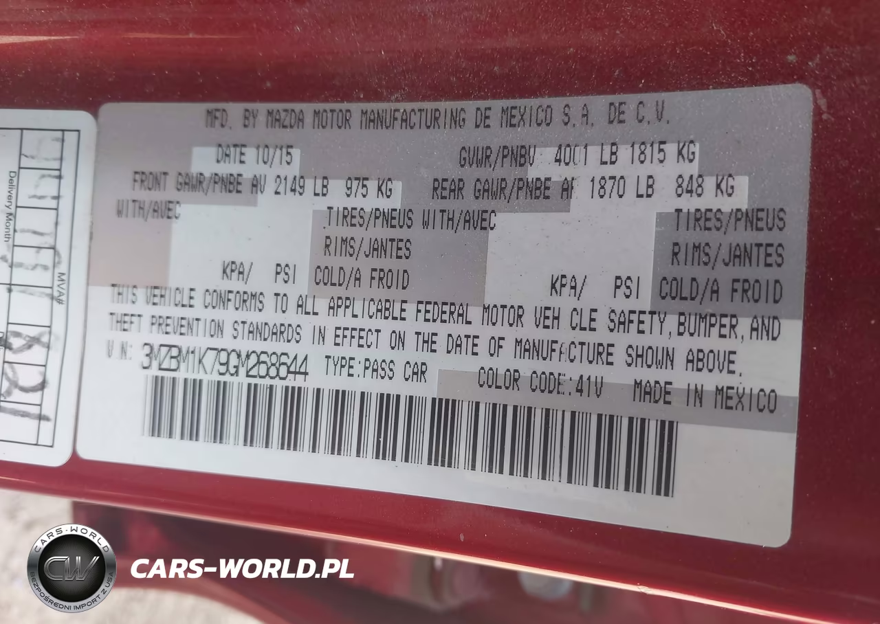2016 Mazda Mazda3 I Sport VIN:3MZBM1K79GM268644 - 9