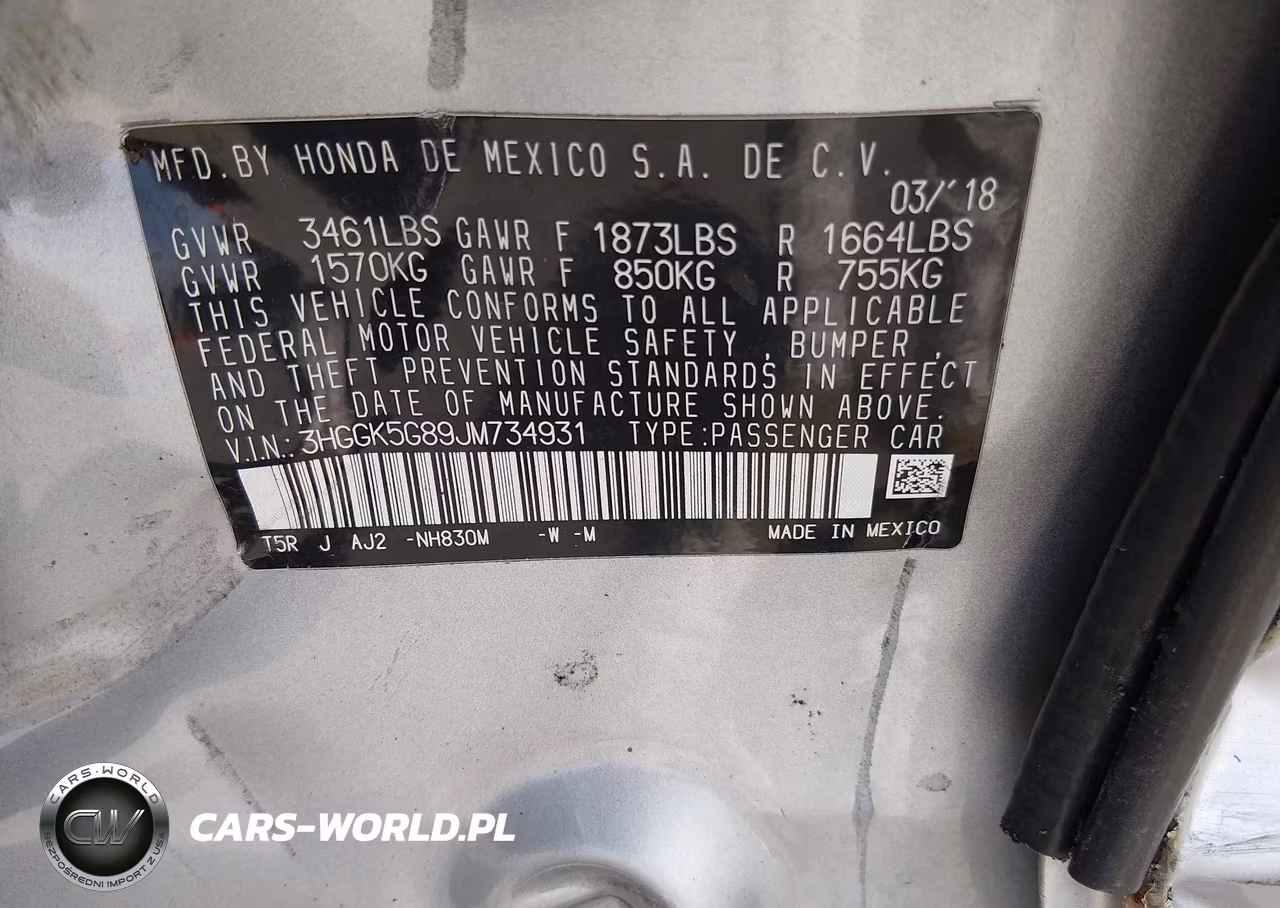 2018 Honda Fit Ex VIN:3HGGK5G89JM734931 - 9