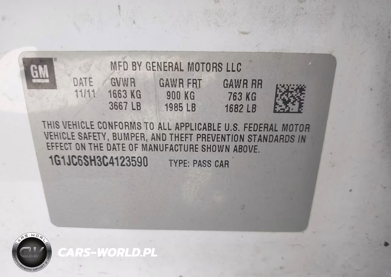 2012 Chevrolet Sonic 2Lt VIN:1G1JC6SH3C4123590 - 9