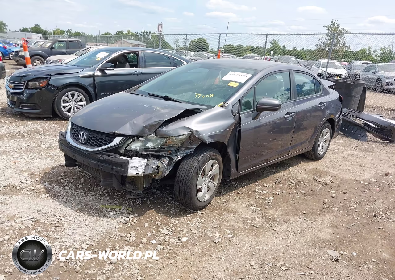 2014 Honda Civic Lx VIN:2HGFB2F56EH545871 - 2