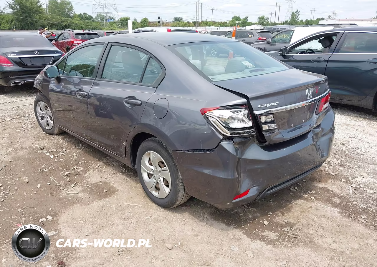 2014 Honda Civic Lx VIN:2HGFB2F56EH545871 - 3