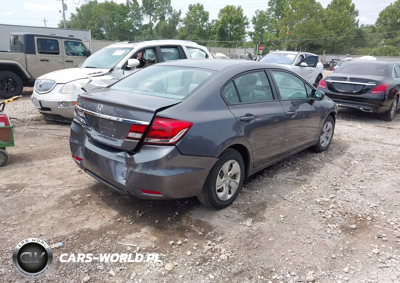 2014 Honda Civic Lx VIN:2HGFB2F56EH545871 - 4