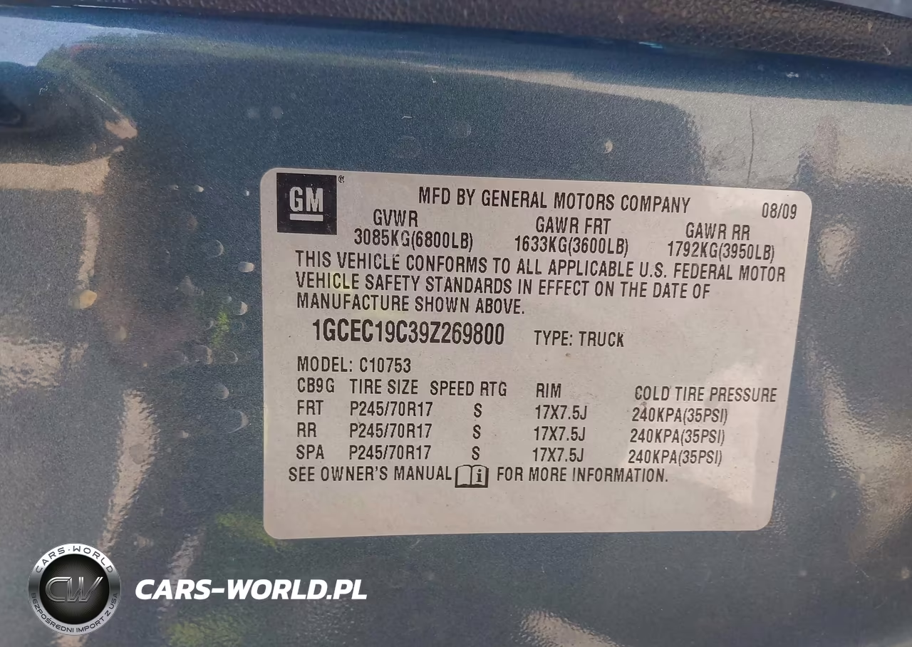2009 Chevrolet Silverado 1500 Ls VIN:1GCEC19C39Z269800 - 9