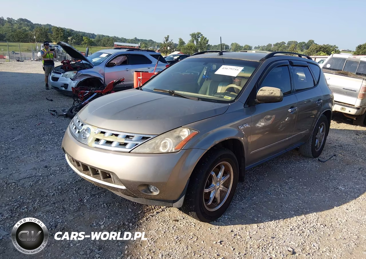 2004 Nissan Murano Sl VIN:JN8AZ08W64W329294 - 2