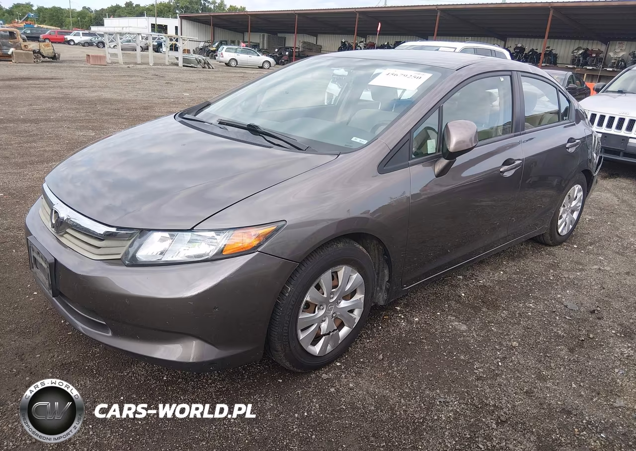 2012 Honda Civic Lx VIN:19XFB2F59CE003073 - 2