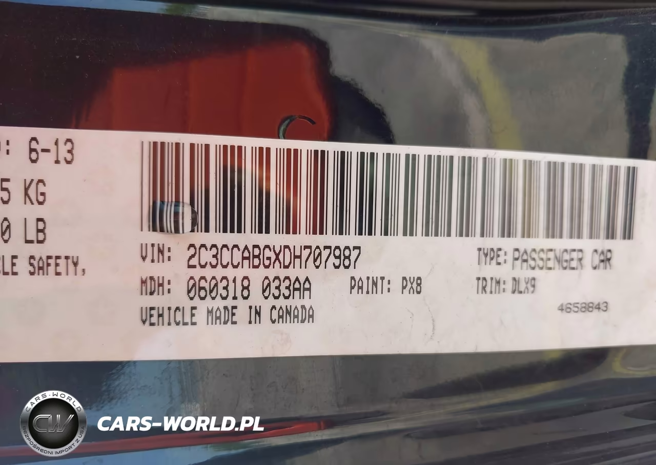 2013 Chrysler 300 300S VIN:2C3CCABGXDH707987 - 9