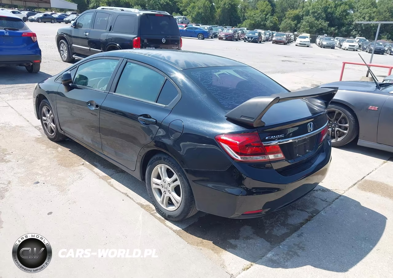 2013 Honda Civic Lx VIN:19XFB2F57DE232112 - 3