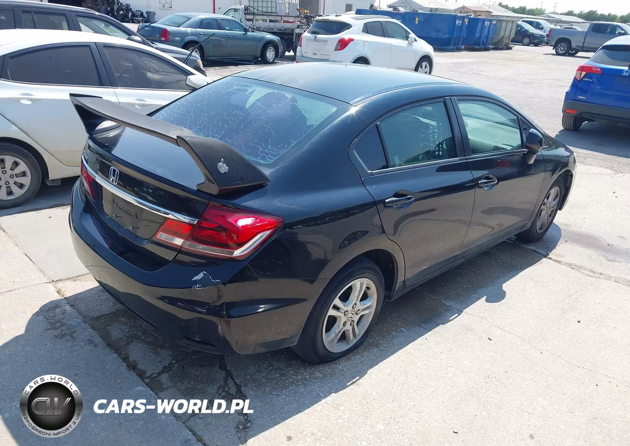 2013 Honda Civic Lx VIN:19XFB2F57DE232112 - 4