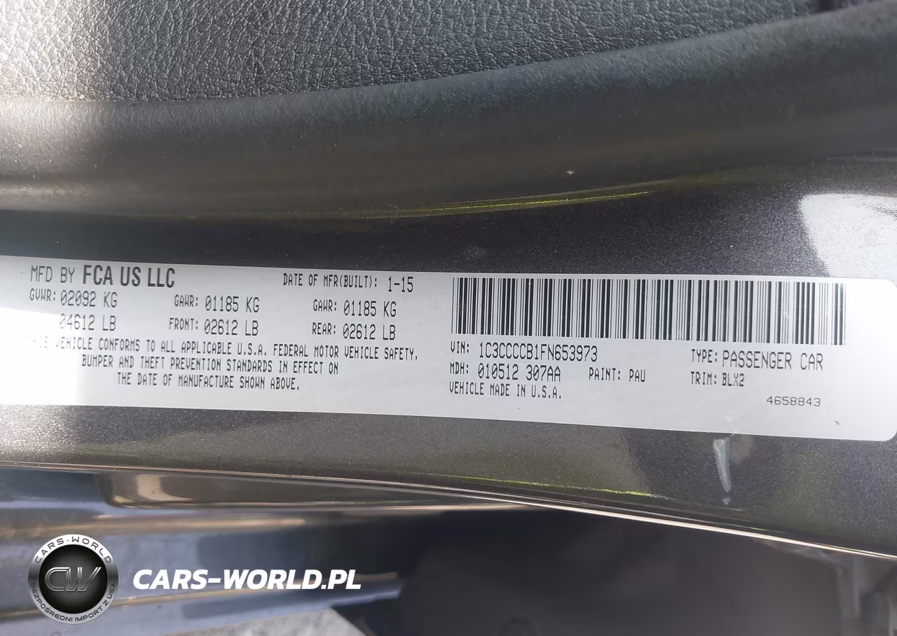2015 Chrysler 200 C VIN:1C3CCCCB1FN653973 - 9