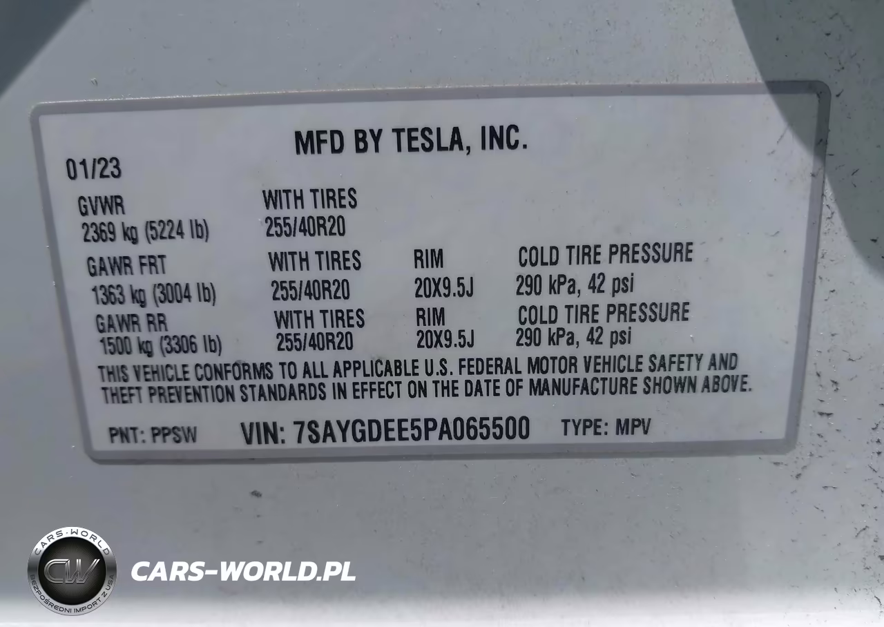 2023 Tesla Model Y Awd-Long Range Dual Motor All-Wheel Drive VIN:7SAYGDEE5PA065500 - 9