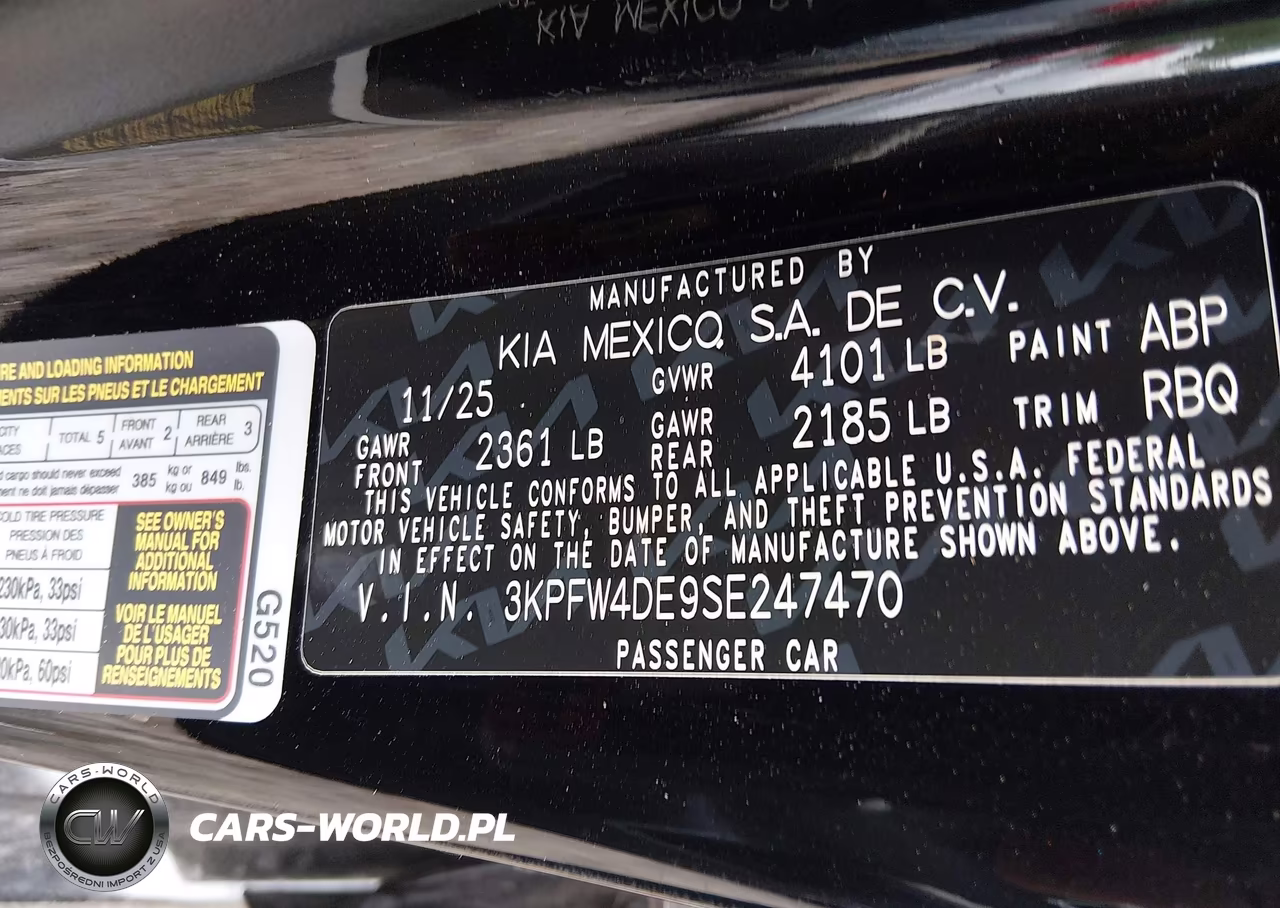 2025 Kia K4 Gt-Line VIN:3KPFW4DE9SE247470 - 9