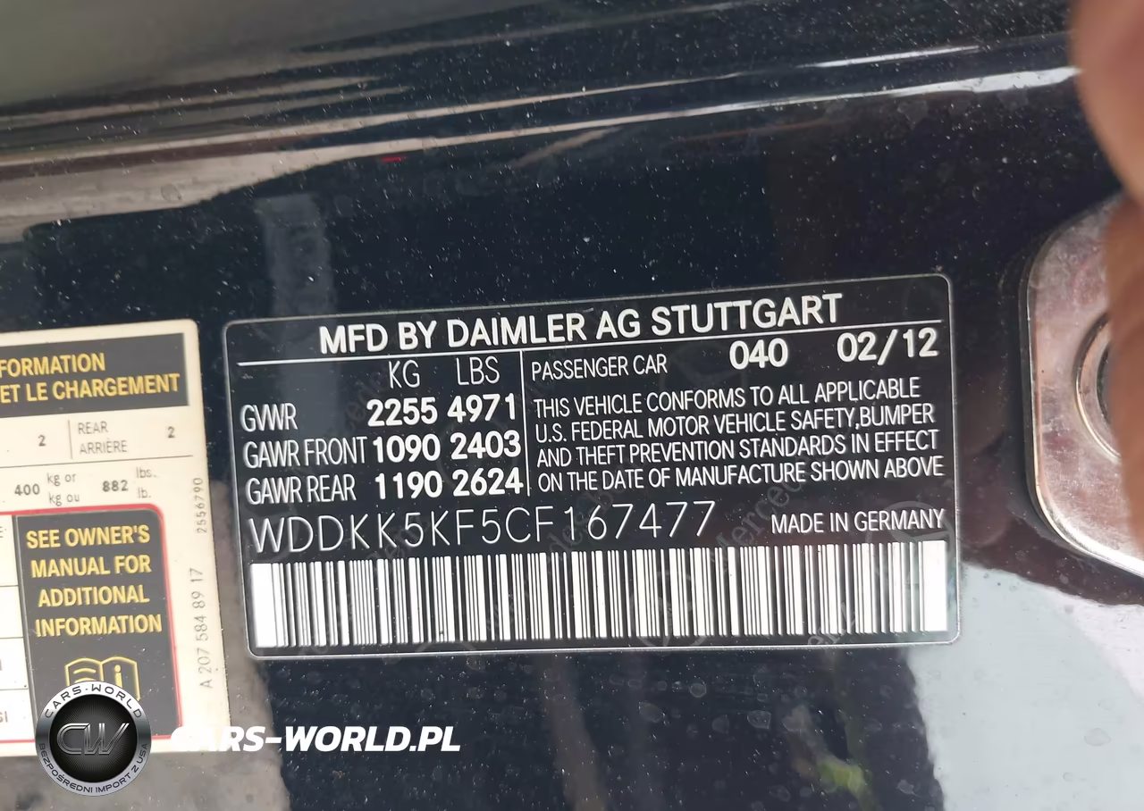 2012 Mercedes-Benz E 350 VIN:WDDKK5KF5CF167477 - 9