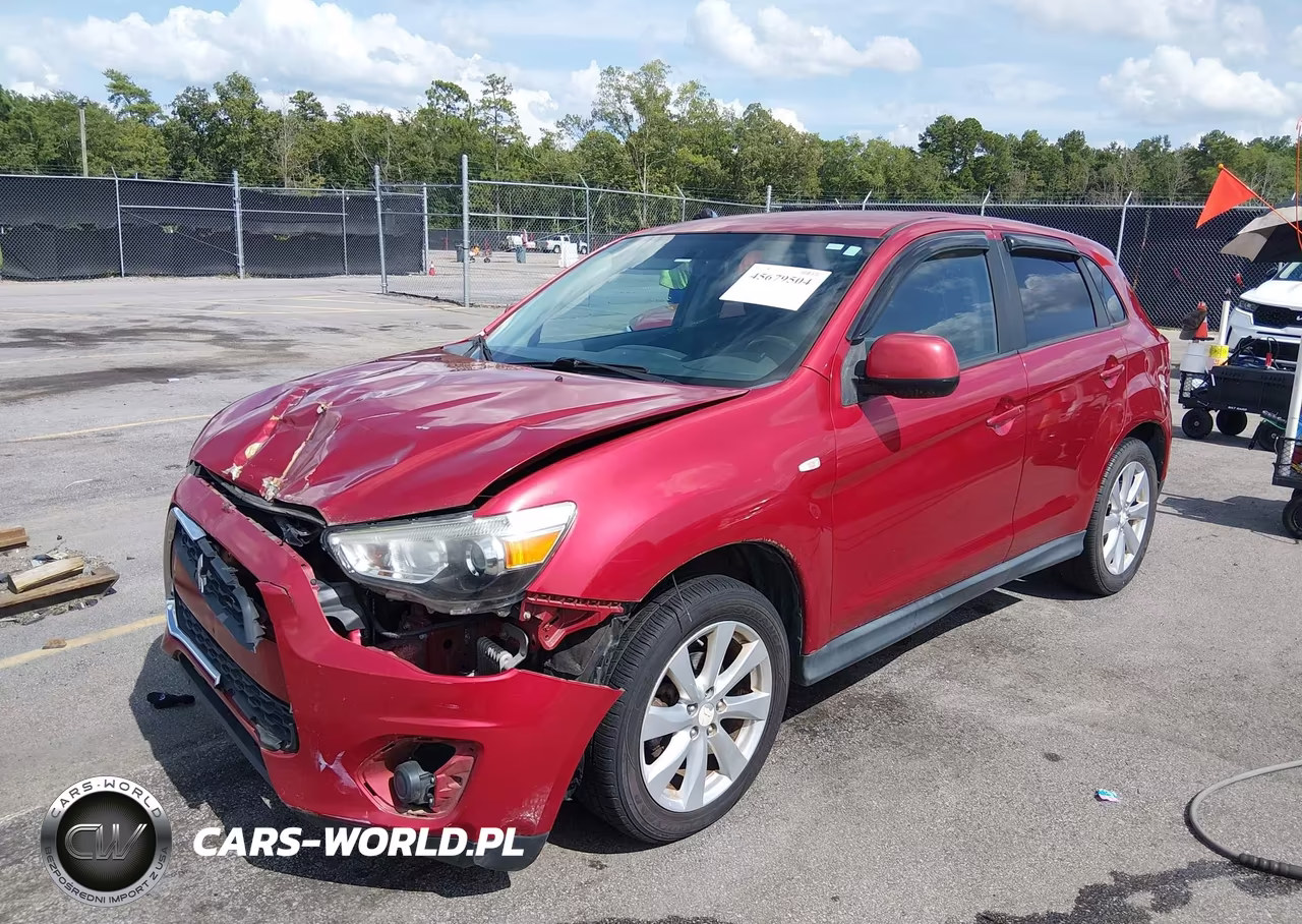 2014 Mitsubishi Outlander Sport Es VIN:4A4AP3AU8EE016534 - 2