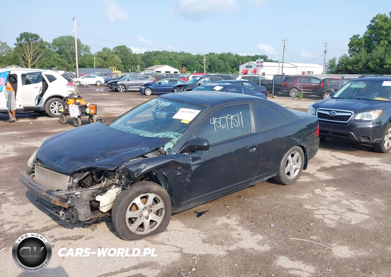 2003 Honda Civic Ex VIN:1HGEM21903L039565 - 2