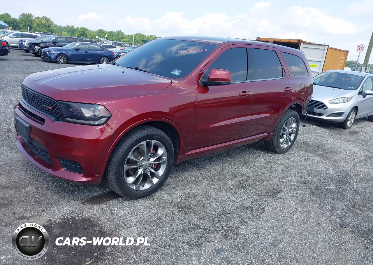 2019 Dodge Durango Gt Plus Awd VIN:1C4RDJDG5KC633524 - 2