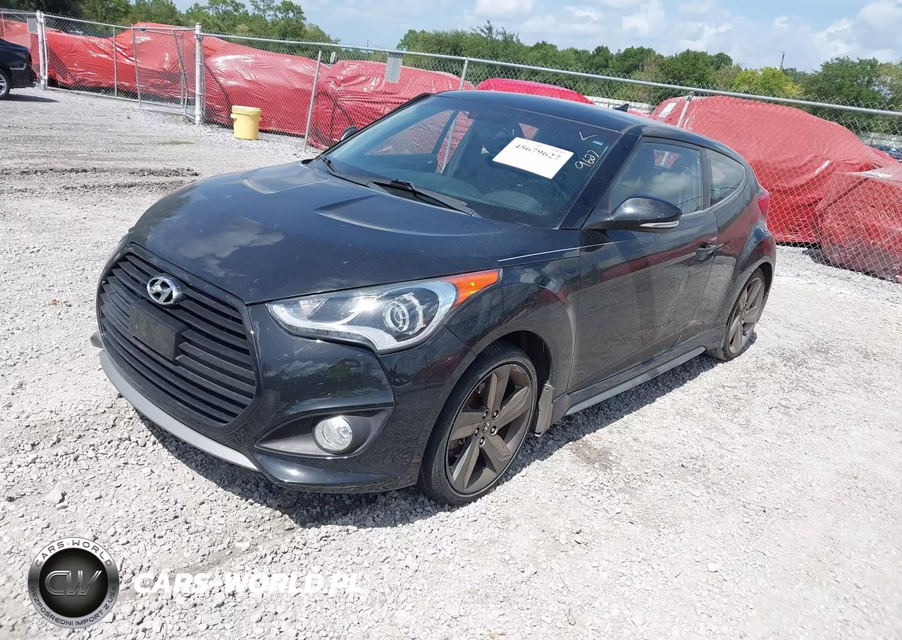 2015 Hyundai Veloster Turbo VIN:KMHTC6AEXFU239862 - 2