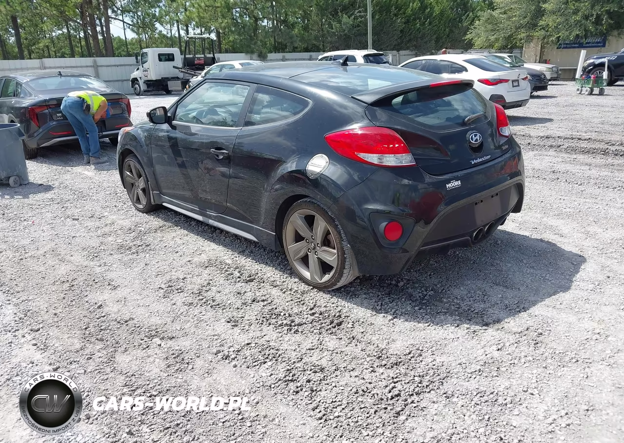 2015 Hyundai Veloster Turbo VIN:KMHTC6AEXFU239862 - 3