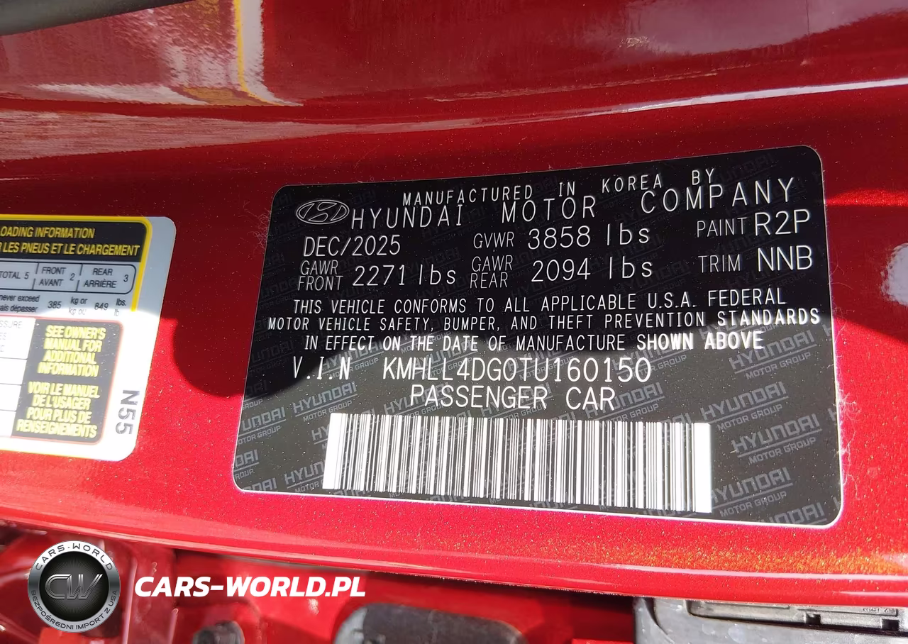 2026 Hyundai Elantra Se VIN:KMHLL4DG0TU160150 - 9