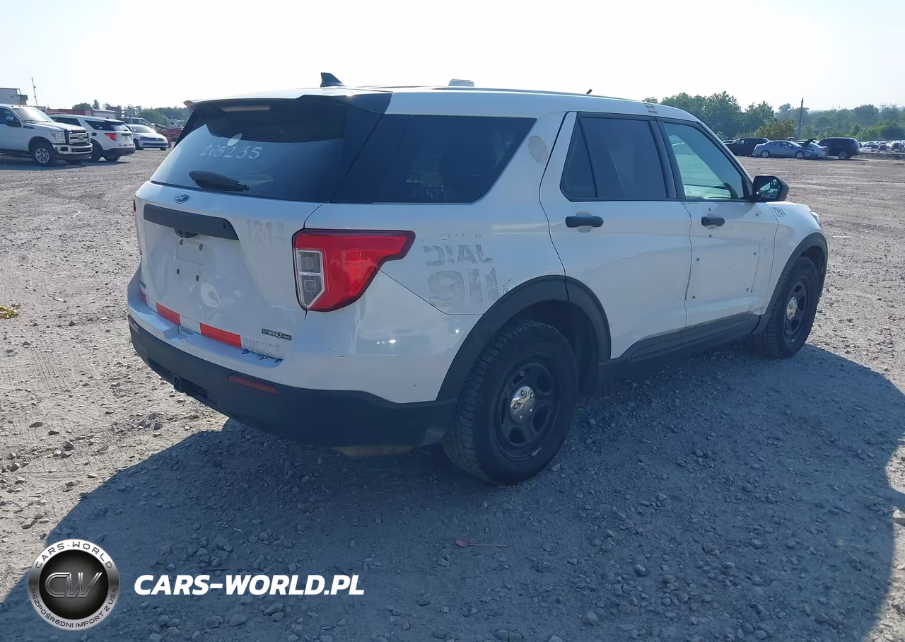 2020 Ford Police Interceptor Utility VIN:1FM5K8AW0LGC14026 - 4