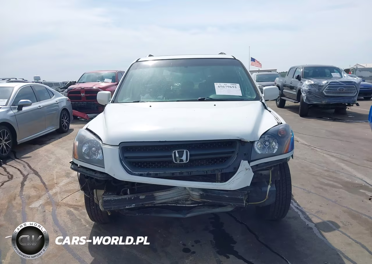 2005 Honda Pilot Ex-L VIN:2HKYF18595H531909 - 12