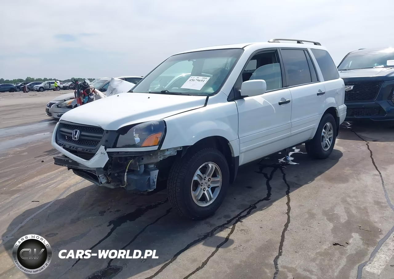 2005 Honda Pilot Ex-L VIN:2HKYF18595H531909 - 2