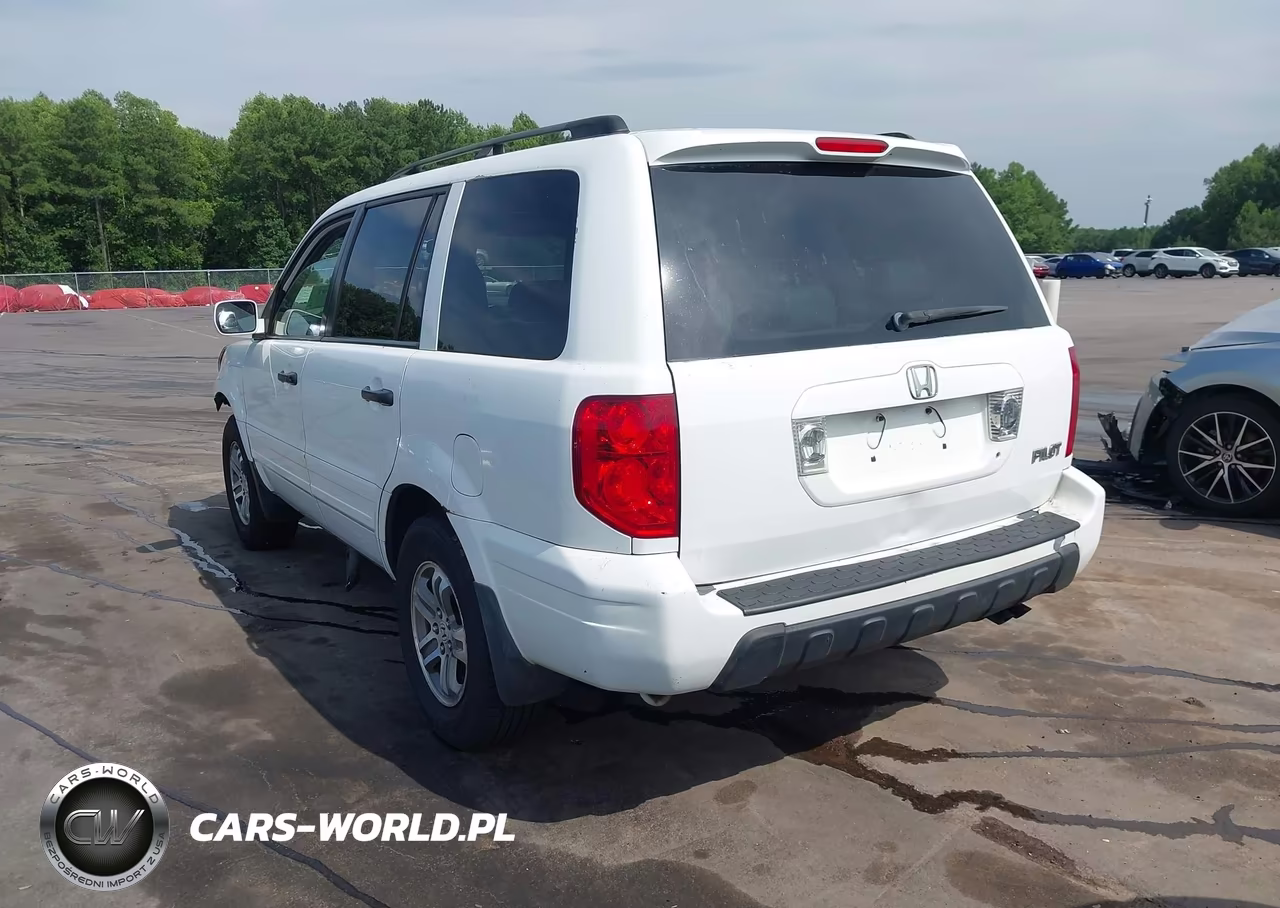 2005 Honda Pilot Ex-L VIN:2HKYF18595H531909 - 3