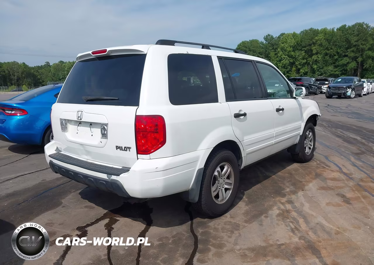 2005 Honda Pilot Ex-L VIN:2HKYF18595H531909 - 4