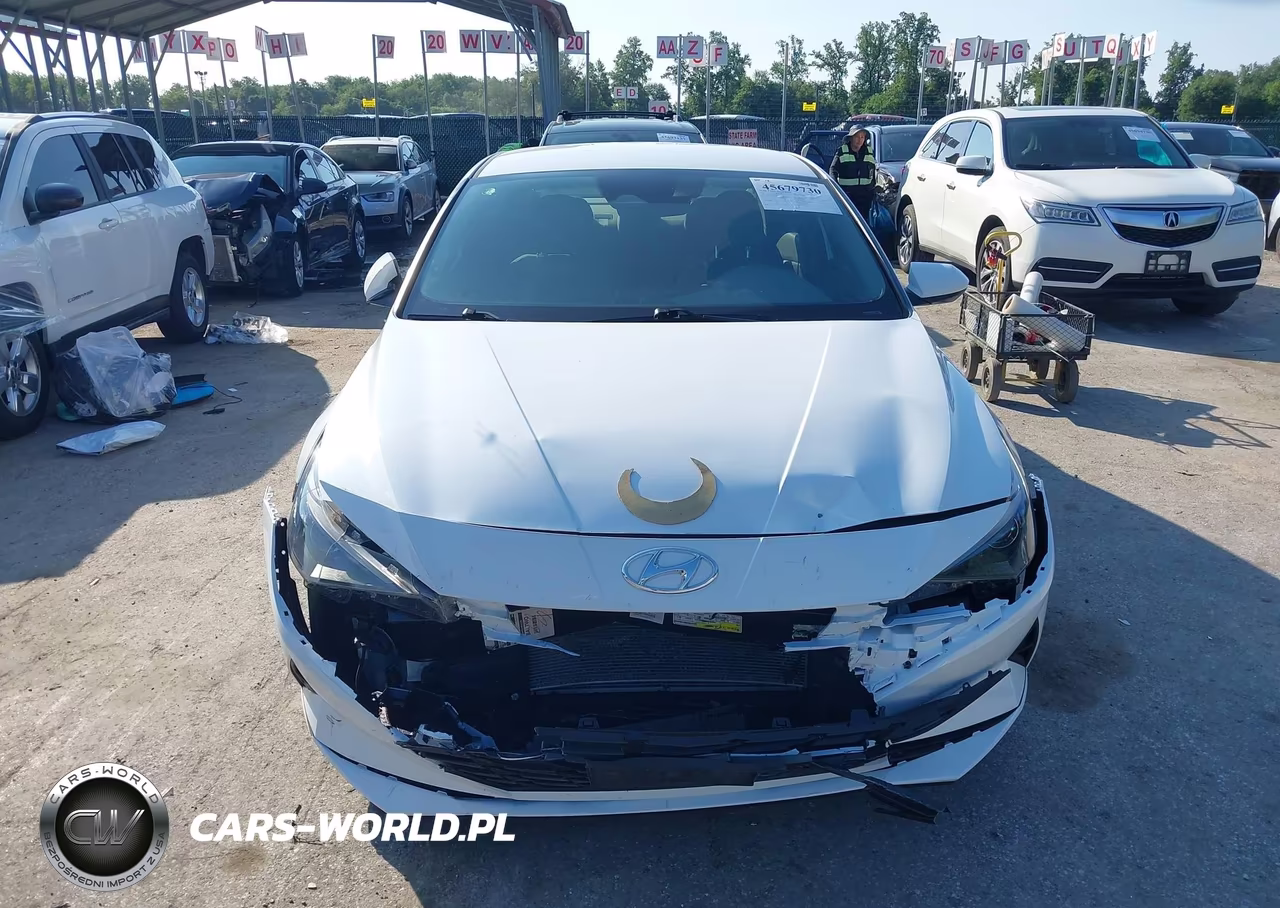 2021 Hyundai Elantra Sel VIN:5NPLM4AG8MH011227 - 12