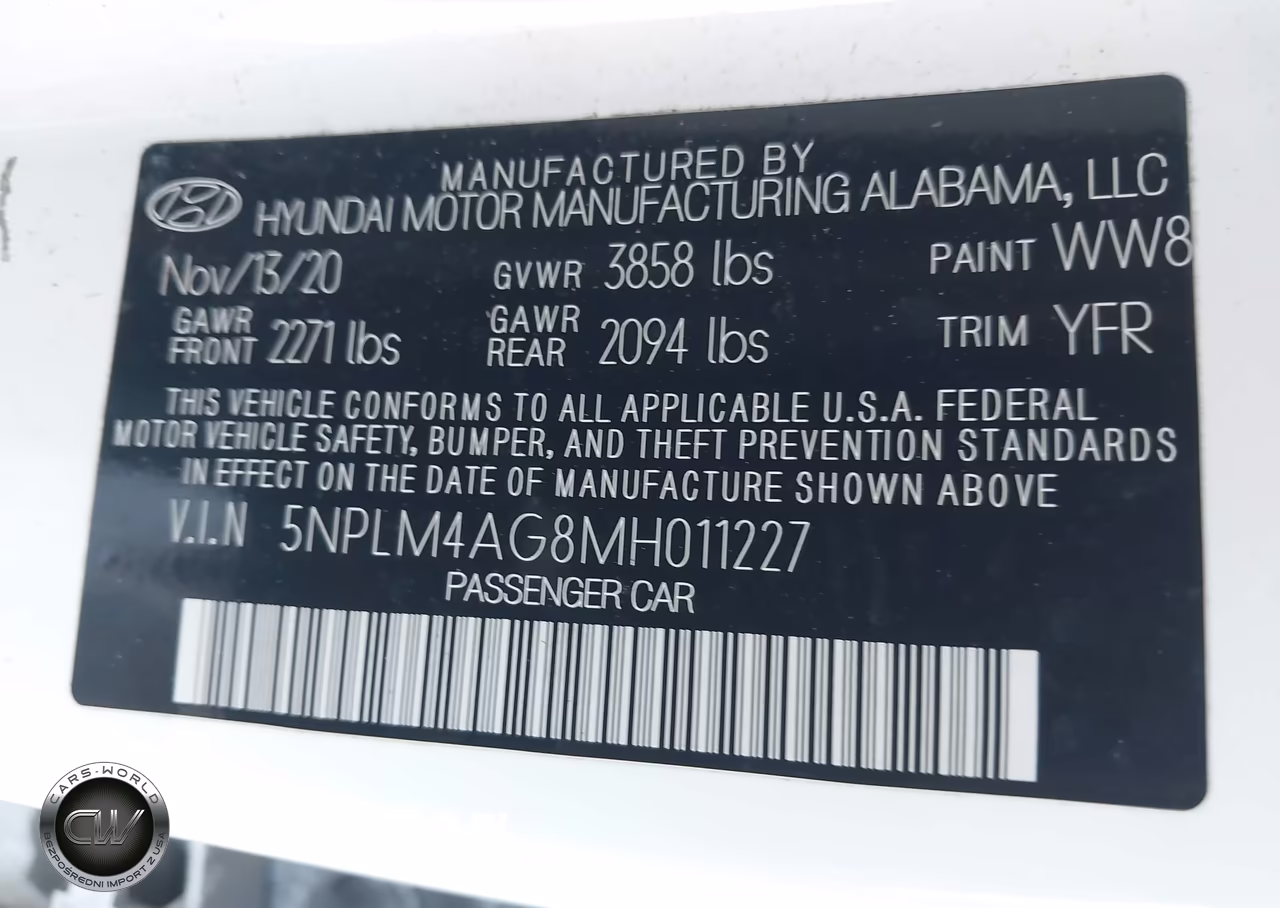 2021 Hyundai Elantra Sel VIN:5NPLM4AG8MH011227 - 9