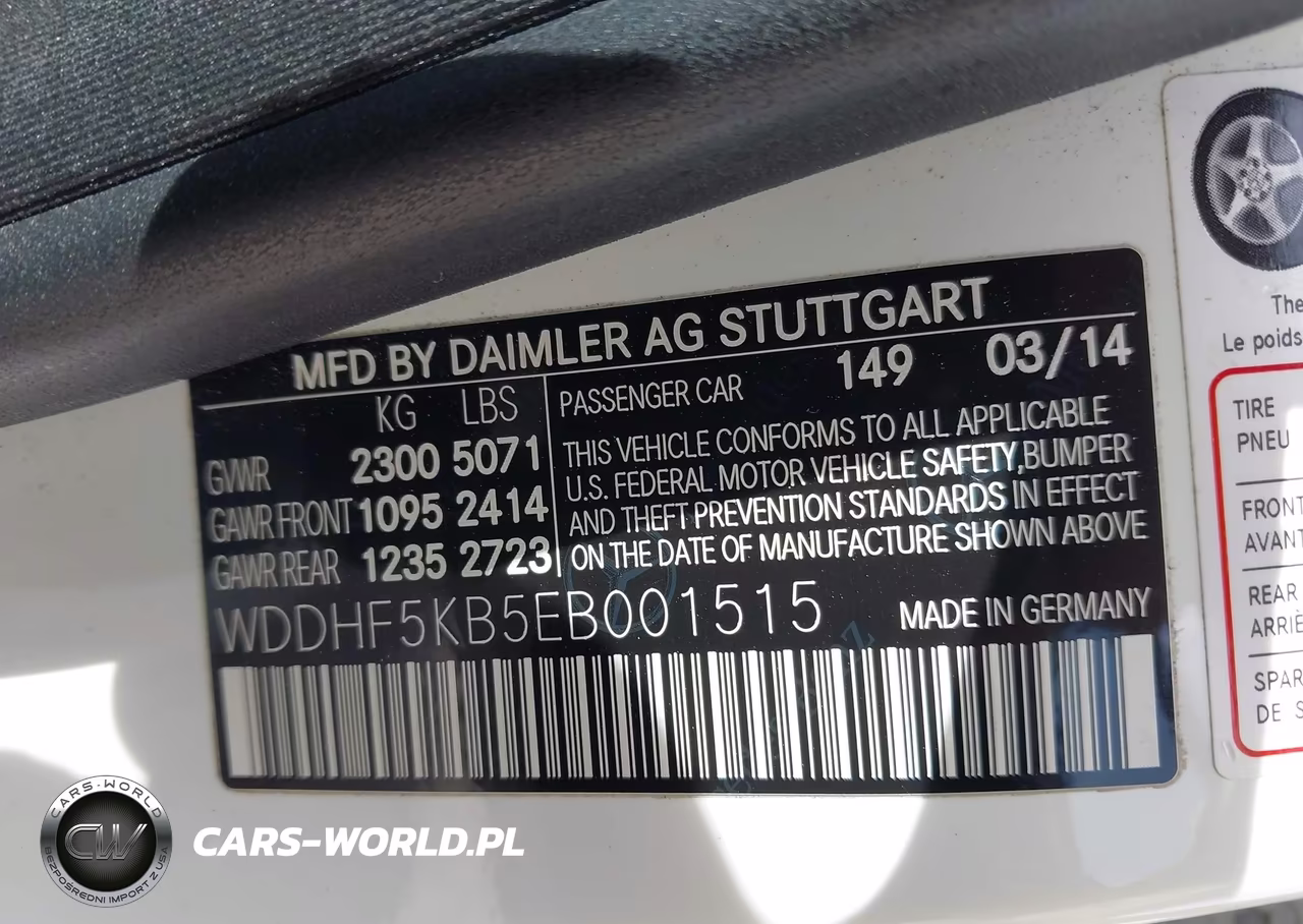 2014 Mercedes-Benz E 350 VIN:WDDHF5KB5EB001515 - 9