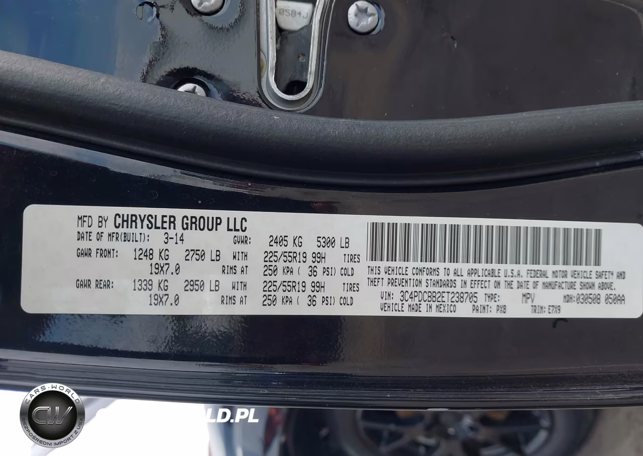 2014 Dodge Journey Sxt VIN:3C4PDCBB2ET238705 - 9