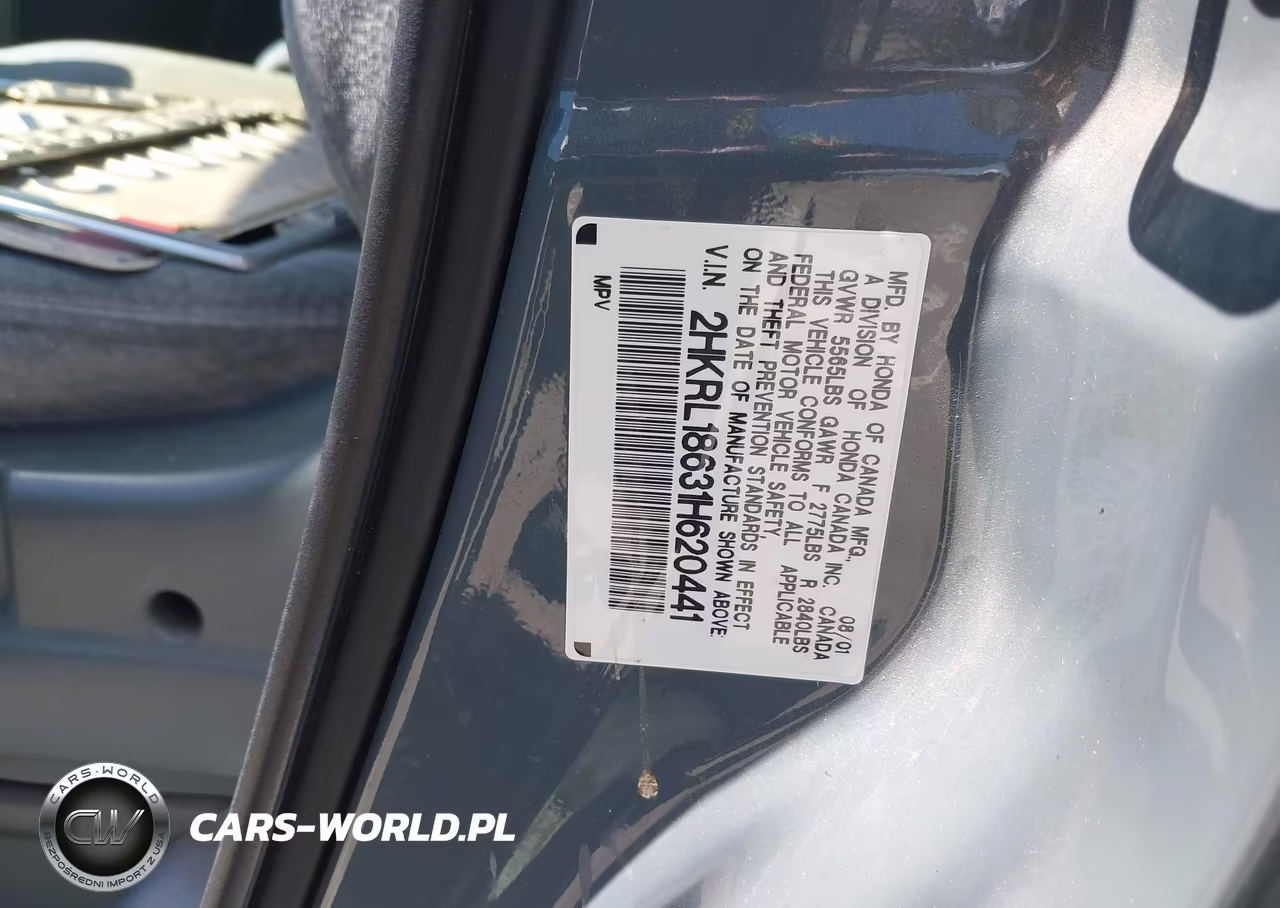 2001 Honda Odyssey Ex VIN:2HKRL18631H620441 - 9